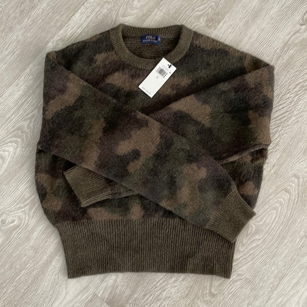 Polo Ralph Lauren Camo Sweater. $398 L